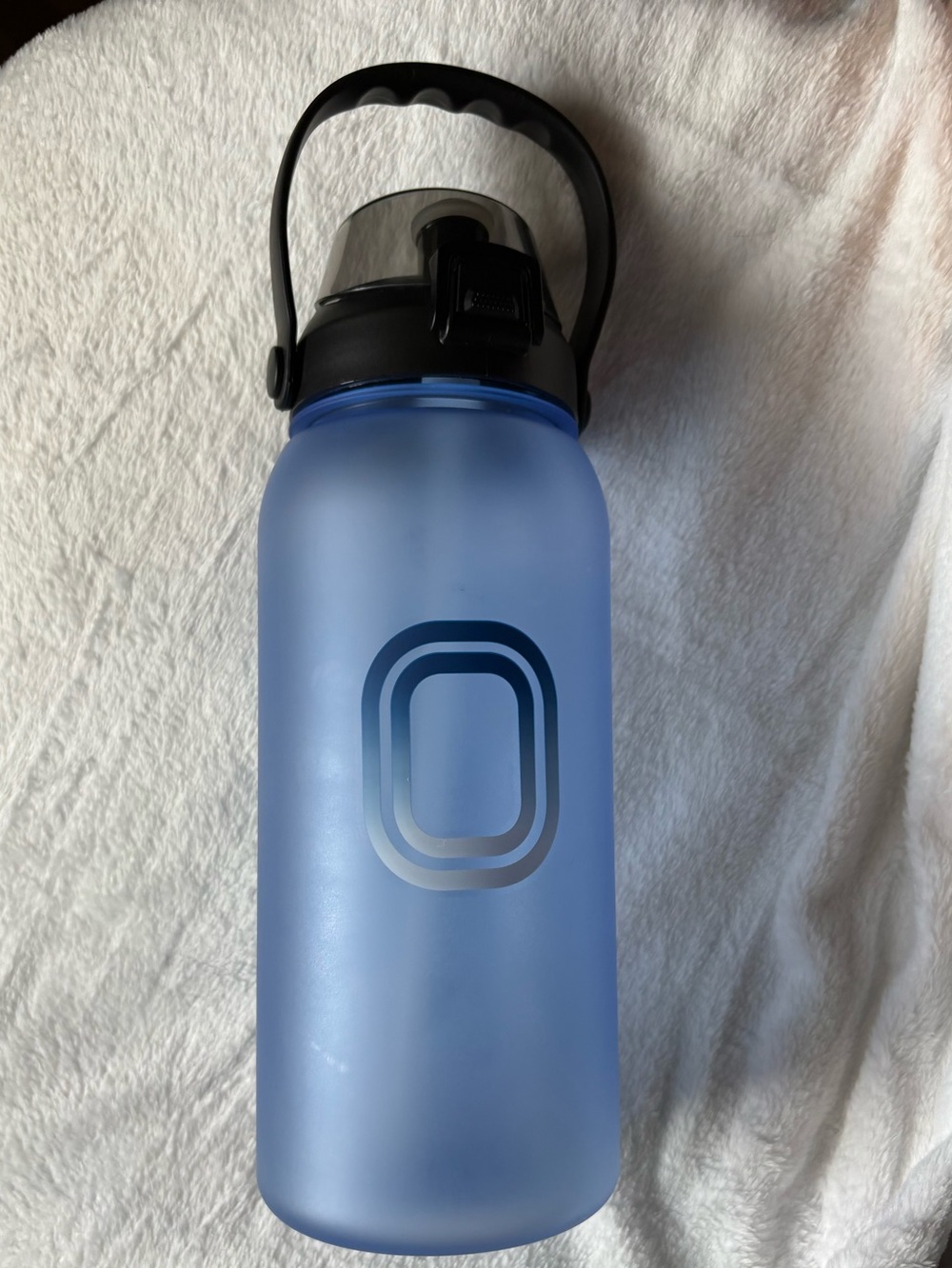 Kids Blue Water Bottle with Carry Handle